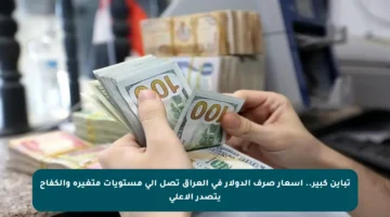 تباين كبير.. أسعار صرف الدولار في العراق تصل إلى مستويات متغيرة والكفاح يتصدر الأعلى